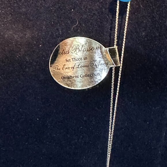 Bradford Exchange Era Of Louis Tiffany Heirloom Porcelain Ornament Collection - Picture 5 of 9